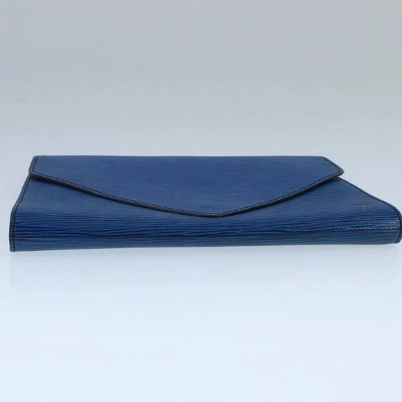 LOUIS VUITTON Epi Art Deco Clutch Bag Blue M52635 LV Auth ep6698 - Picture 7 of 16